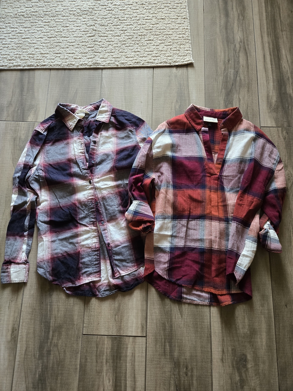 Plaid Long-Sleeve Shirts